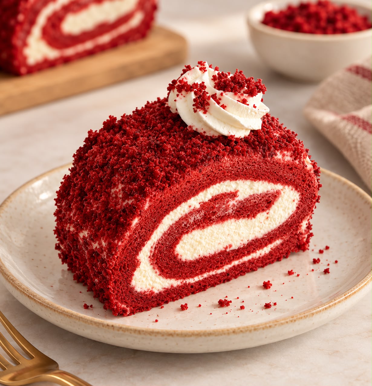Red Velvet Swiss Roll